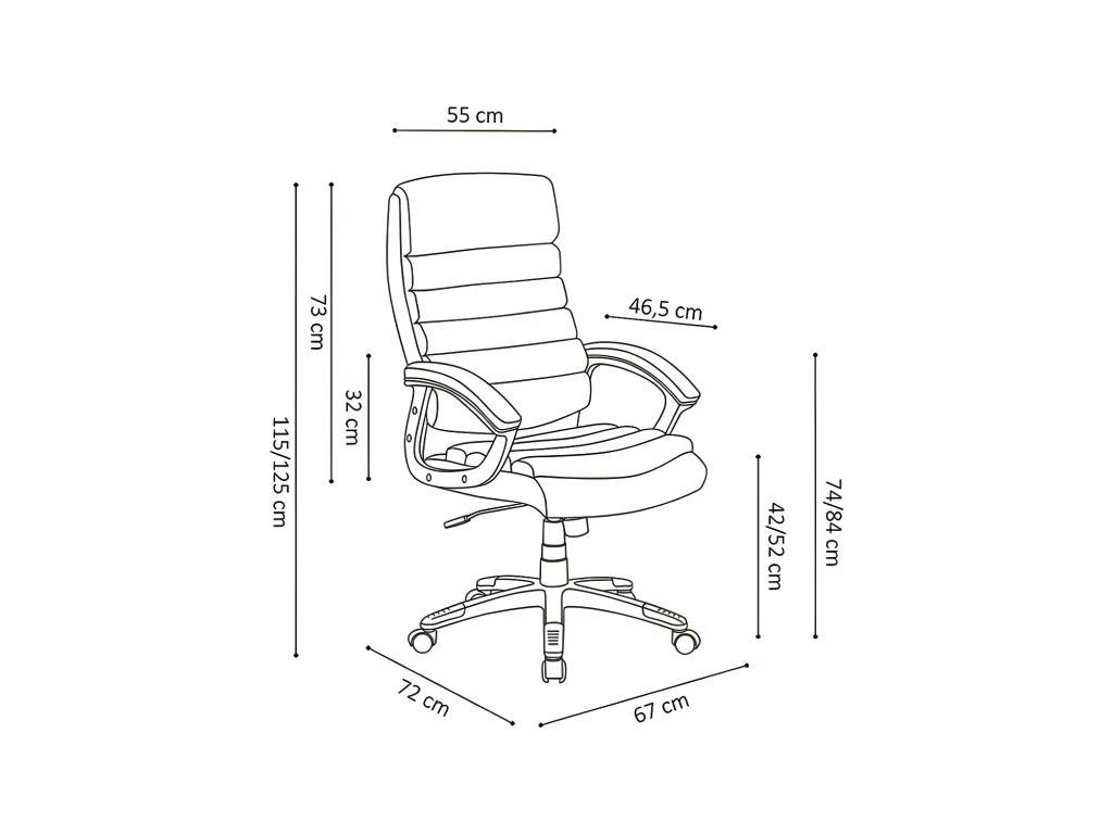 Chaise De Bureau JOHN PU Blanc, Un Choix Confortable Et élégant Pour Votre Bureau 5 Chaise De Bureau JOHN PU Blanc, Un Choix Confortable Et élégant Pour Votre Bureau – Image 3