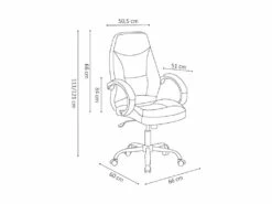 Chaise De Bureau CHUCK Tissus Filet Noir, Idéal Pour Un Bureau Confortable Et Design -DECO Ventes siege de bureau 22989963