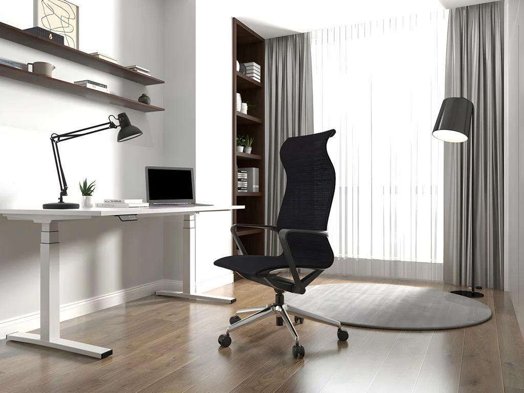 Fauteuil De Bureau Professionnel - Tissu - Noir - LADEFENSE 5 Fauteuil De Bureau Professionnel - Tissu - Noir - LADEFENSE – Image 3