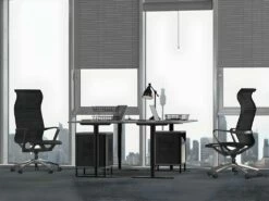 Fauteuil De Bureau Professionnel - Tissu - Noir - LADEFENSE 25 Fauteuil De Bureau Professionnel - Tissu - Noir - LADEFENSE -DECO Ventes siege de bureau 714269