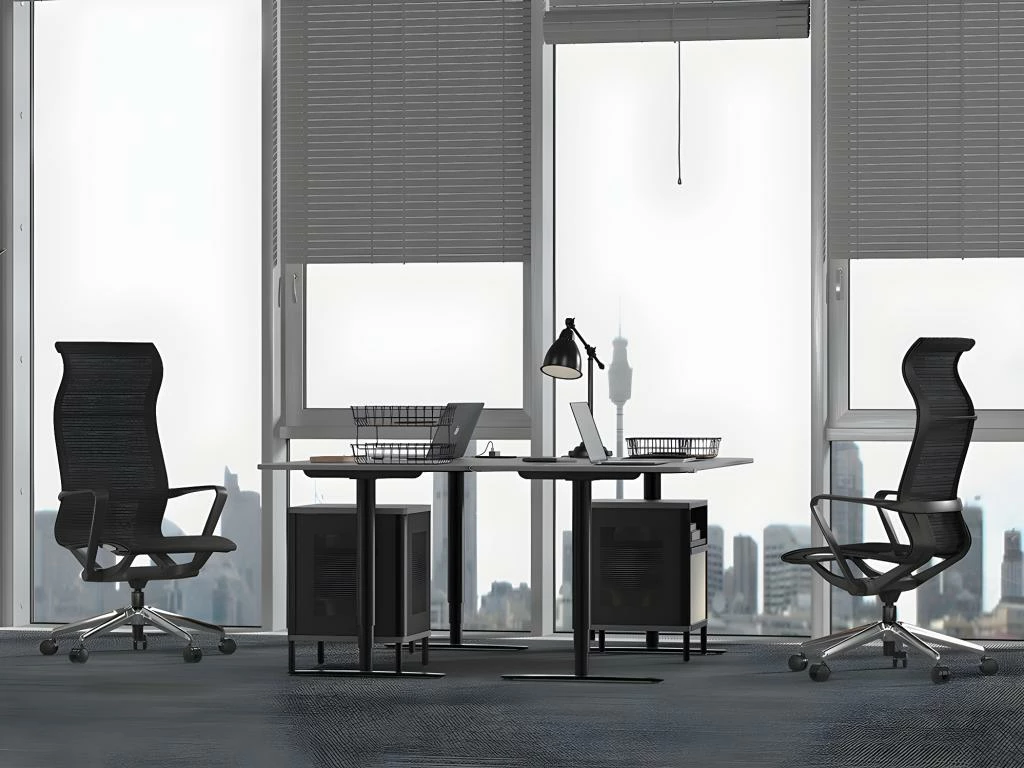 Fauteuil De Bureau Professionnel - Tissu - Noir - LADEFENSE 6 Fauteuil De Bureau Professionnel - Tissu - Noir - LADEFENSE – Image 4