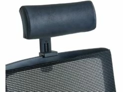 Fauteuil De Bureau Ergonomique Professionnel - Avec Têtière - Tissu - Noir - WALLSTREET -DECO Ventes siege de bureau 721977