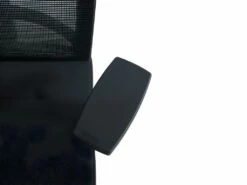 Fauteuil De Bureau Ergonomique Professionnel - Avec Têtière - Tissu - Noir - WALLSTREET -DECO Ventes siege de bureau 721987