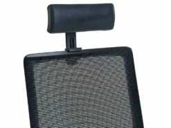 Fauteuil De Bureau Ergonomique Professionnel - Avec Têtière - Tissu - Noir - WALLSTREET -DECO Ventes siege de bureau 721995