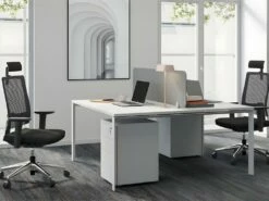 Fauteuil De Bureau Ergonomique Professionnel - Avec Têtière - Tissu - Noir - WALLSTREET -DECO Ventes siege de bureau 722005