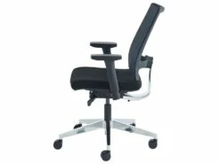 Fauteuil De Bureau Professionnel - Tissu - Noir - MIDTOWN -DECO Ventes siege de bureau 722093