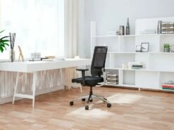 Fauteuil De Bureau Professionnel - Tissu - Noir - MIDTOWN -DECO Ventes siege de bureau 722111