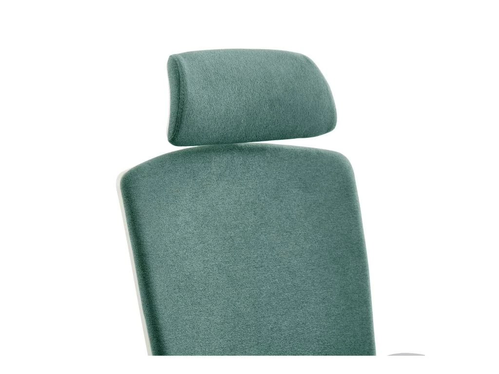 Fauteuil De Bureau Professionnel - Avec Têtière - Tissu - Bleu - VOLTI 15 Fauteuil De Bureau Professionnel - Avec Têtière - Tissu - Bleu - VOLTI – Image 13