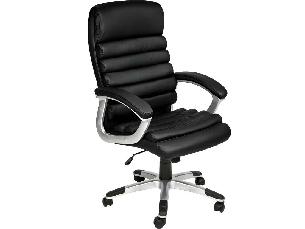 Fauteuil Chaise Siège De Direction Rembourrage Ondulé Noir 08_0000374 3 Fauteuil Chaise Siège De Direction Rembourrage Ondulé Noir 08_0000374