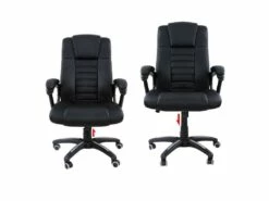 Fauteuil De Bureau Chaise Siège Noir Ergonomique Classique 150 Kg Max 0512012 -DECO Ventes siege de bureau 8910767