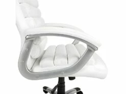 Fauteuil Chaise Siège De Direction Rembourrage Ondulé Blanc 08_0000372 10 Fauteuil Chaise Siège De Direction Rembourrage Ondulé Blanc 08_0000372 -DECO Ventes siege de bureau 8910795