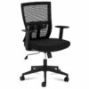 Chaise Siège Fauteuil De Bureau Dossier En Filet Support Lombaire 150 Kg Noir 14_0000881