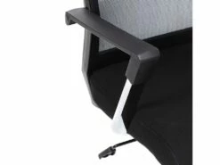 Fauteuil Chaise Siège De Bureau Pivotant Chaise Siège Hauteur Réglable Tissu Mesh Noir 12_0001416 -DECO Ventes siege de bureau 8910969