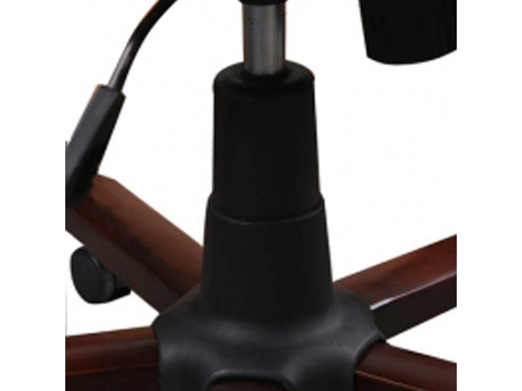 Fauteuil Chaise De Bureau Noir Bois Ergonomique Classique Luxe 0502010 5 Fauteuil Chaise De Bureau Noir Bois Ergonomique Classique Luxe 0502010 – Image 3