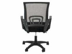 WALTER - Fauteuil De Bureau Sur Roulettes Noir Tissu Mesh -DECO Ventes siege de bureau 9167459