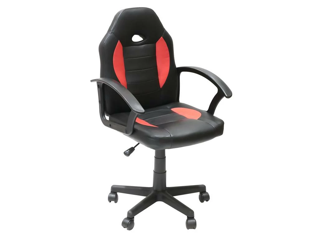 RACING - Fauteuil De Bureau Hauteur Réglable Rouge Et Noir 3 RACING - Fauteuil De Bureau Hauteur Réglable Rouge Et Noir