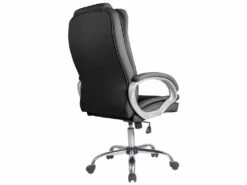 Chaise De Bureau Karen Elevable Et Fauteuil Inclinable En Simili Cuir Noir -DECO Ventes siege de bureau 9906953