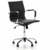 Fauteuil De Bureau Croma Inclinable Noir,Cuir Synthétique -DECO Ventes siege de bureau 9906959
