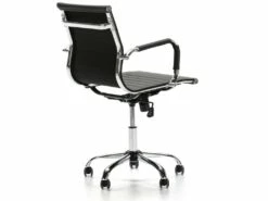 Fauteuil De Bureau Croma Inclinable Noir,Cuir Synthétique -DECO Ventes siege de bureau 9906963