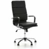 Fauteuil De Bureau Morgan Inclinable Noir, Cuir Synthétique -DECO Ventes siege de bureau 9907009
