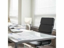 Fauteuil De Bureau Morgan Inclinable Noir, Cuir Synthétique -DECO Ventes siege de bureau 9907017