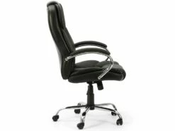 Fauteuil De Bureau à Hauteur Réglable Et Inclinable Nixon Similicuir Noir -DECO Ventes siege de bureau 9907043