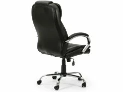 Fauteuil De Bureau à Hauteur Réglable Et Inclinable Nixon Similicuir Noir -DECO Ventes siege de bureau 9907045