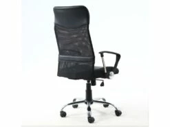 Chaise De Bureau Campus Relevable Et Fauteuil Inclinable En Simili Cuir Noir -DECO Ventes siege de bureau 9907083