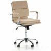 Fauteuil De Bureau Fenix Inclinable Taupe, Cuir Synthétique -DECO Ventes siege de bureau 9907117