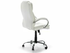 Fauteuil De Bureau à Hauteur Réglable Et Inclinable Nixon Similicuir Blanc 7 Fauteuil De Bureau à Hauteur Réglable Et Inclinable Nixon Similicuir Blanc -DECO Ventes siege de bureau 9907131